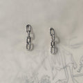 CHUNKY CHAIN STRIP STUDS / 4 LINKS